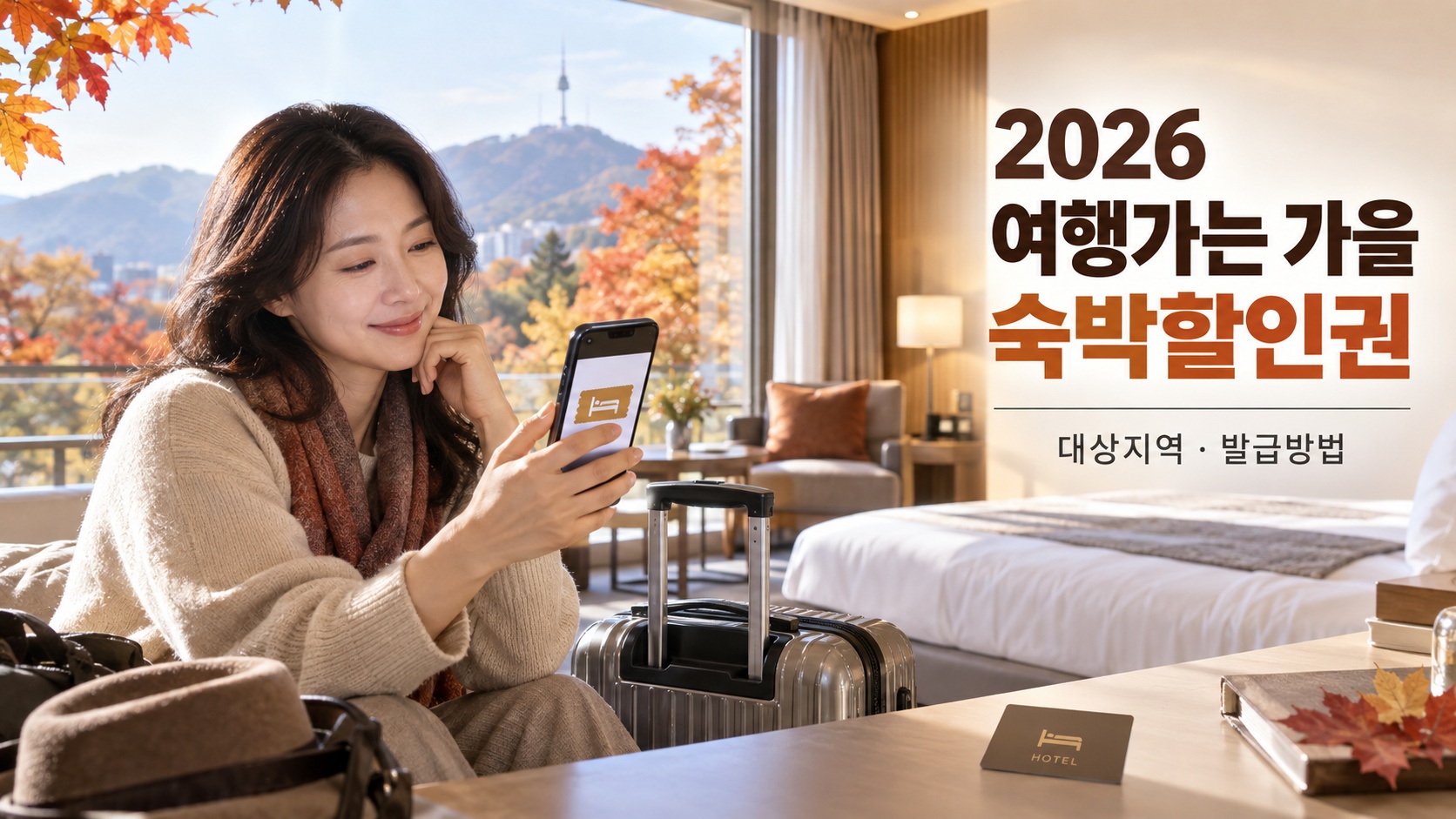 2026 여행가는 가을 숙박할인권 발급과 사용 안내