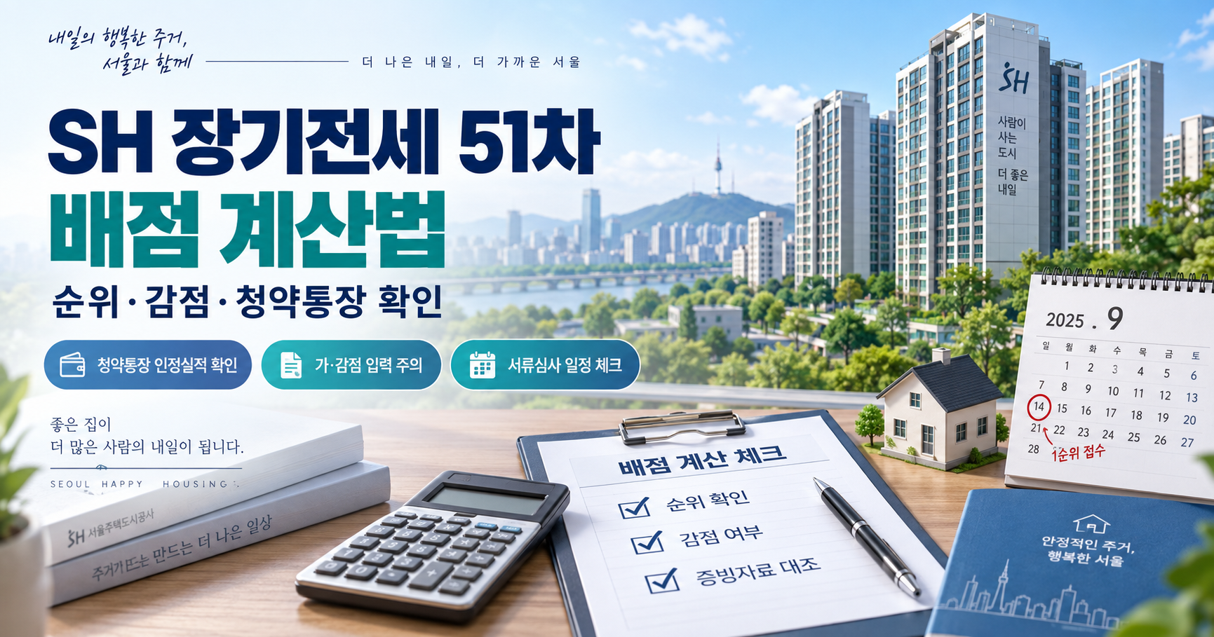 SH 장기전세 51차 배점 계산법과 당첨자 선정