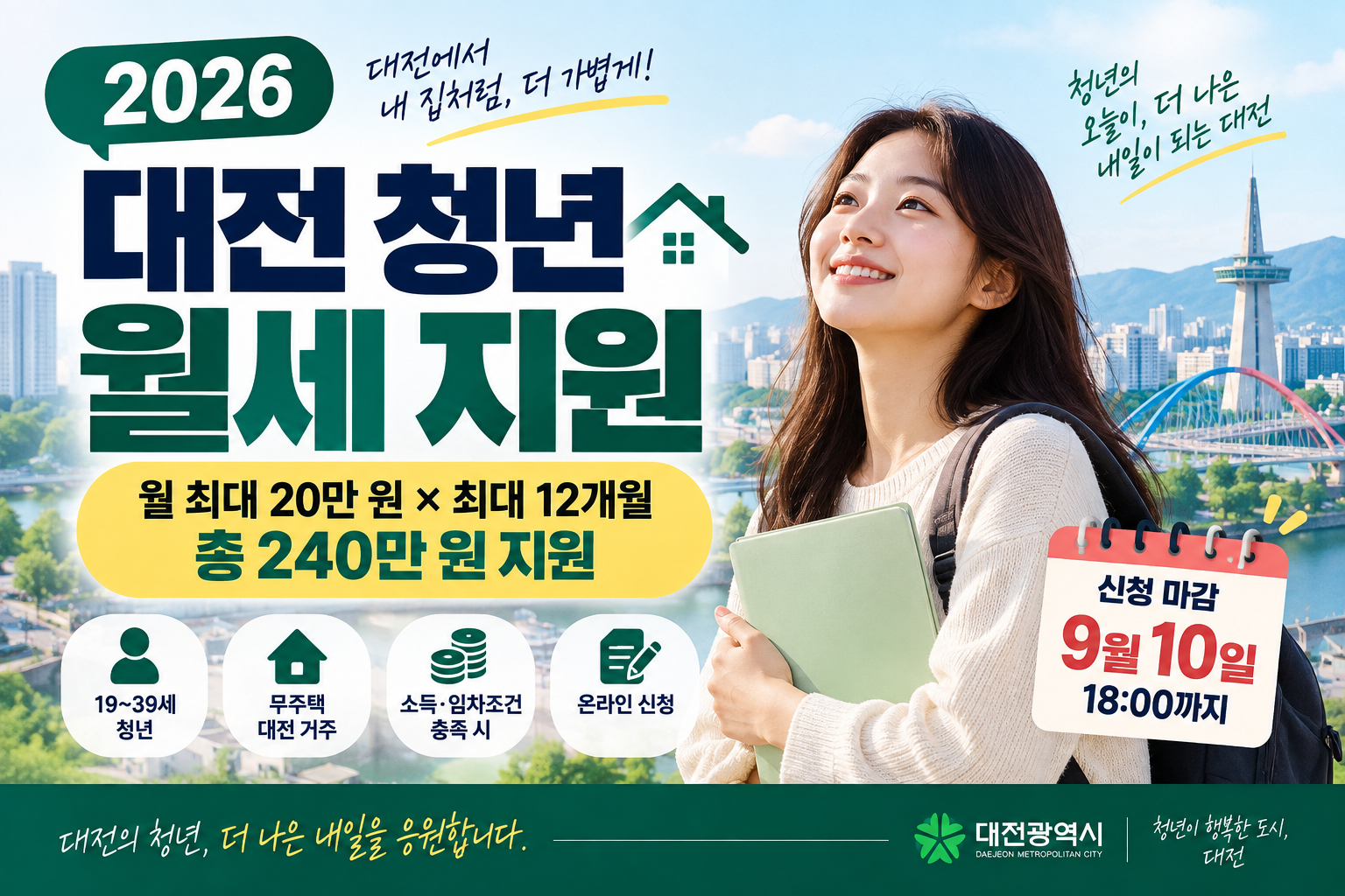 2026 대전 청년 월세 지원 신청 대상과 조건 안내