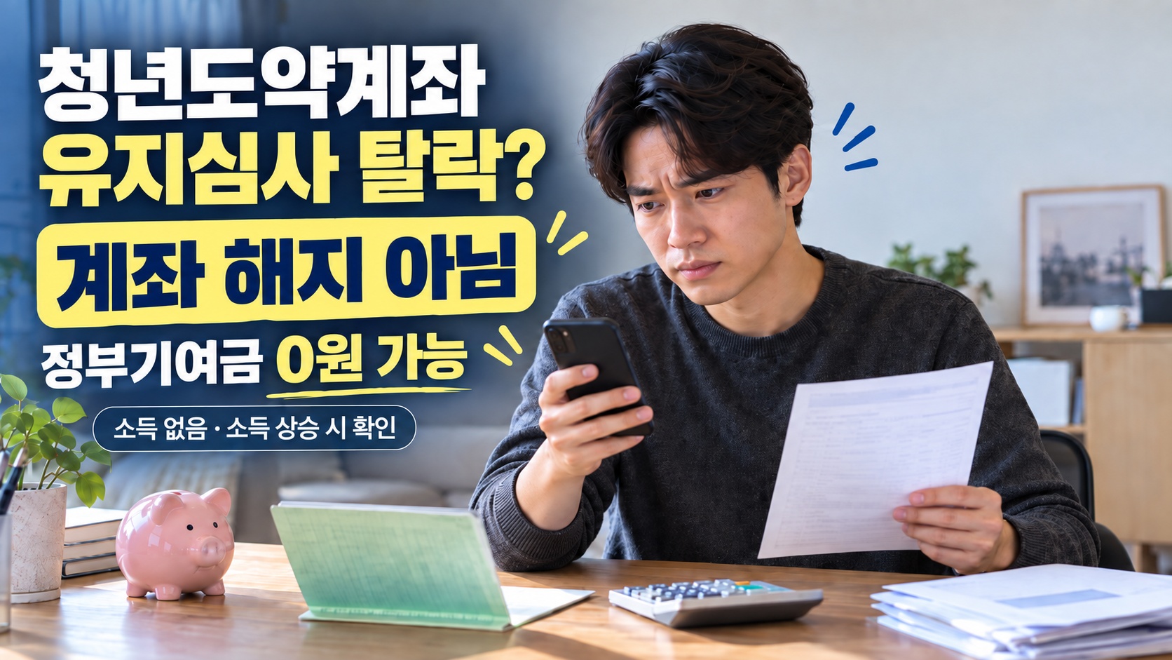 청년도약계좌 유지심사 탈락 결과 확인 안내